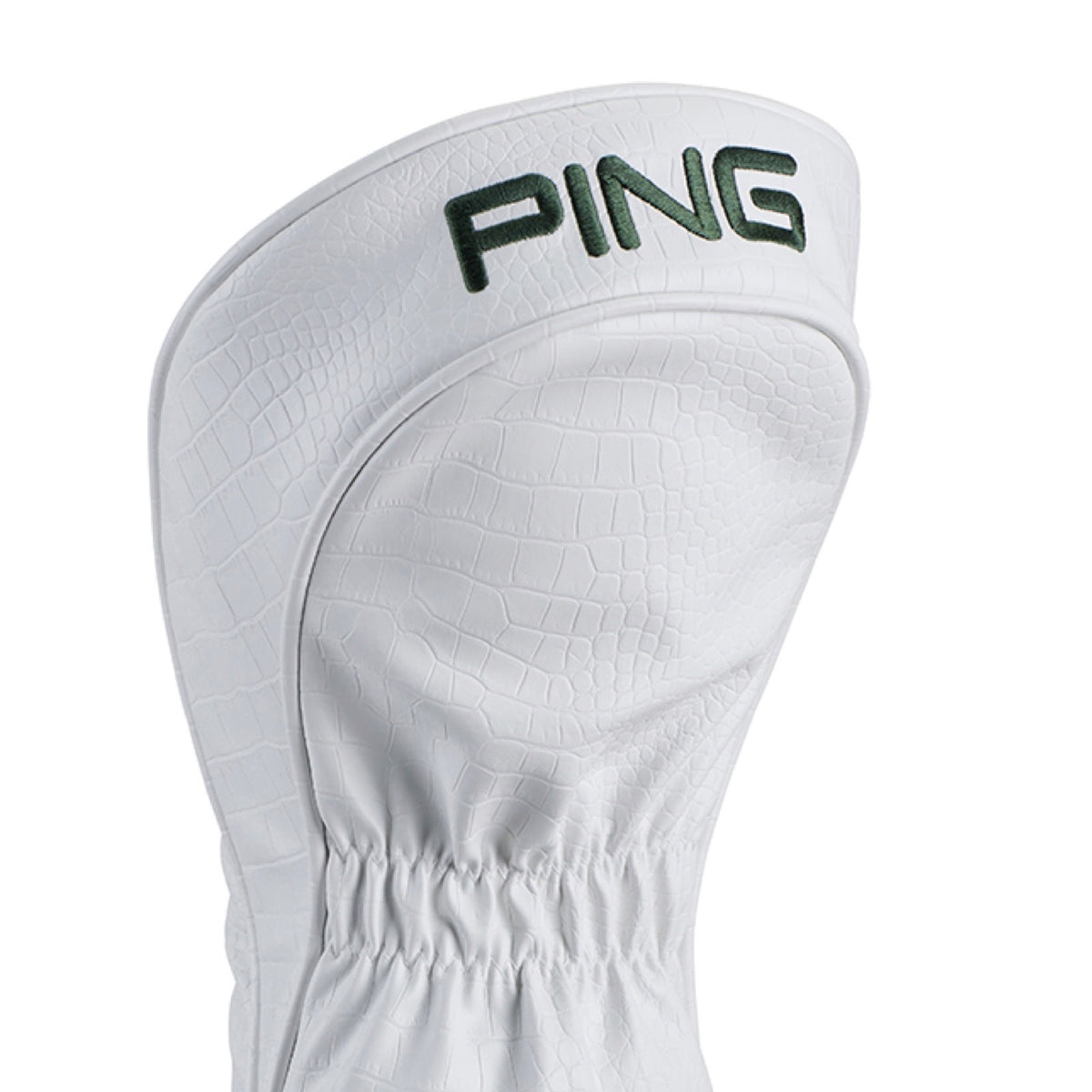 PING Heritage Collection Driver Head Cover Crocodile PU Leather Black New Golf