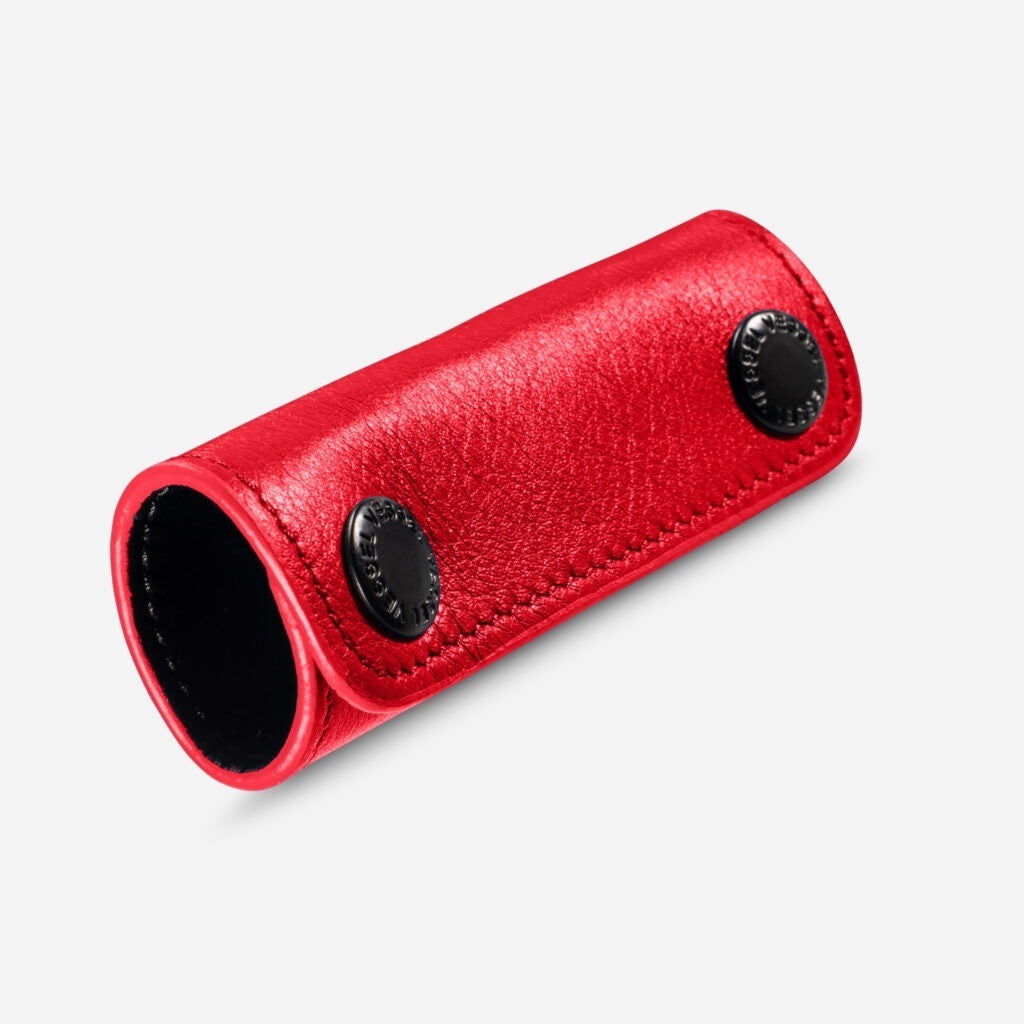 VESSEL Genuine Leather Handle Wrap PRO Golf Bag Handle Cover Accessory Red New