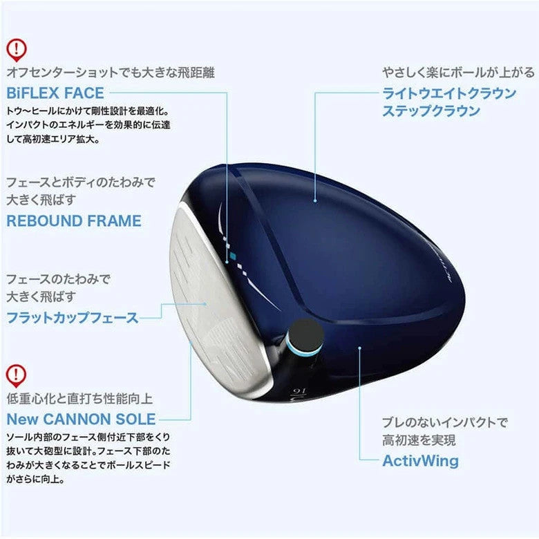 Dunlop XXIO 13 Ladies Hybrid Utility 4H International Ver. Blue A-Flex MP1300LK
