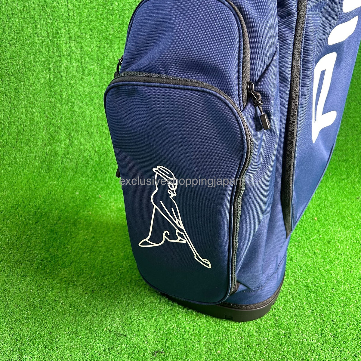 Ping Golf Hoofer Lite Custom Carry Stand Bag 8.5in 4-way Lightweight Navy/White