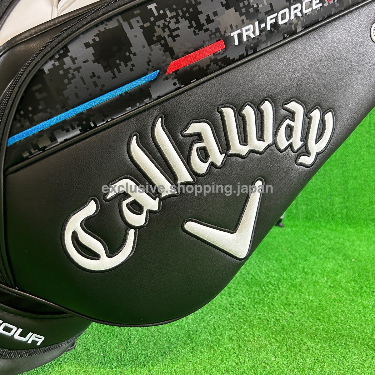 Callaway Golf Tour 26 JM Quantum Carry Stand Bag 9 x 47" Black/White/Blue 2026