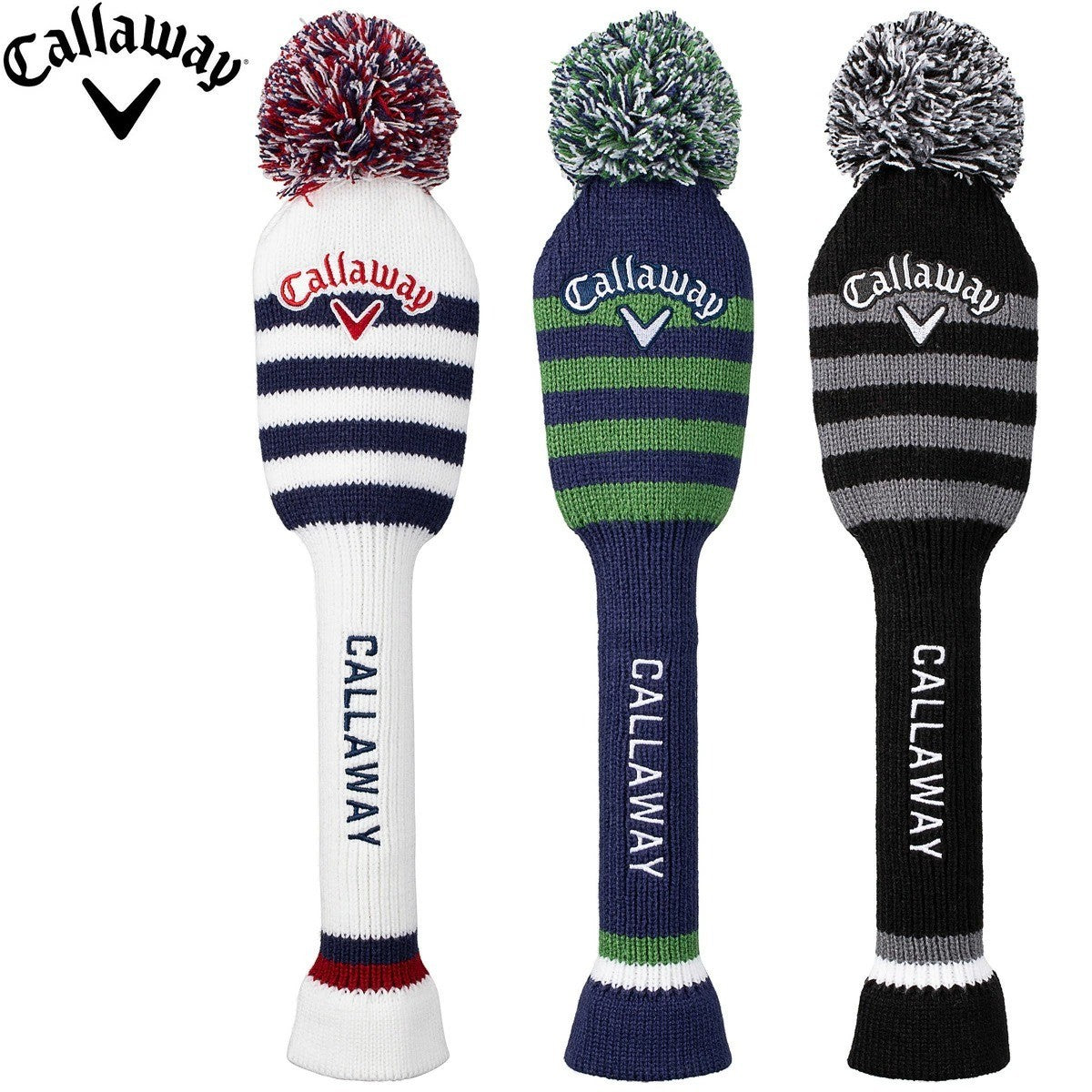 Callaway Golf Knit Fairway Wood Headcover 2026 JM FW Club Head Cover New Black