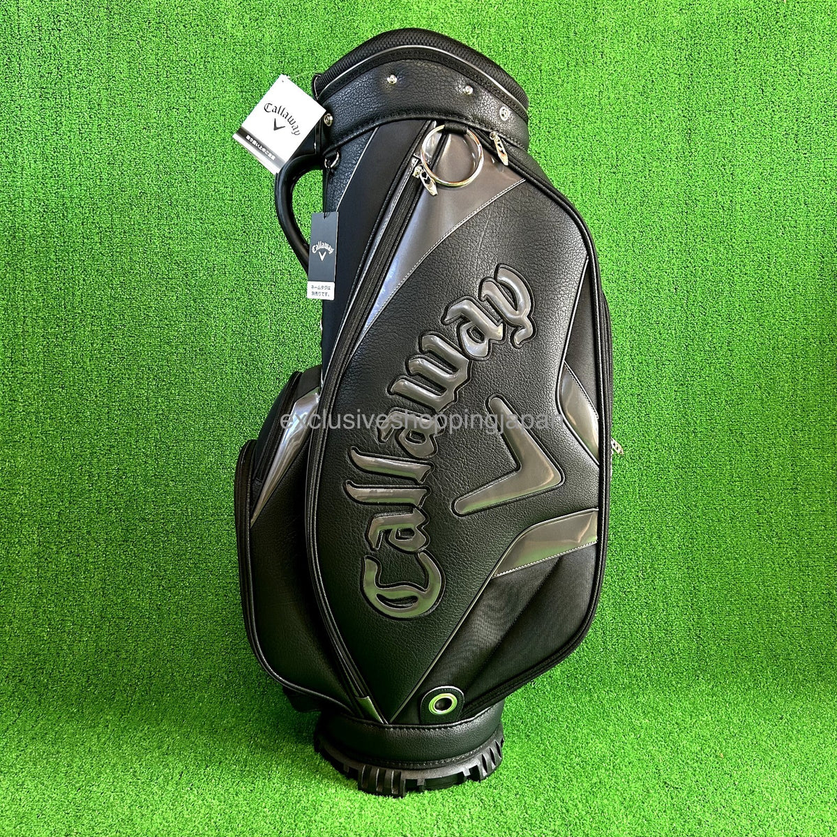 Callaway Golf Exia Cart Bag 25JM 9.5 x 47in 5-way 4.0kg 2025 Black/Gunmetal New