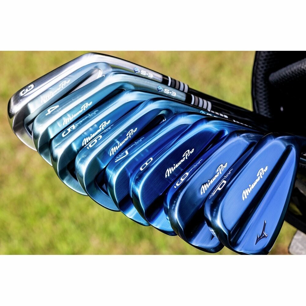 Mizuno Pro Ice Blue Limited Ed Iron Set #3-pw 8p S200 Dynamic Gold Tour Issue