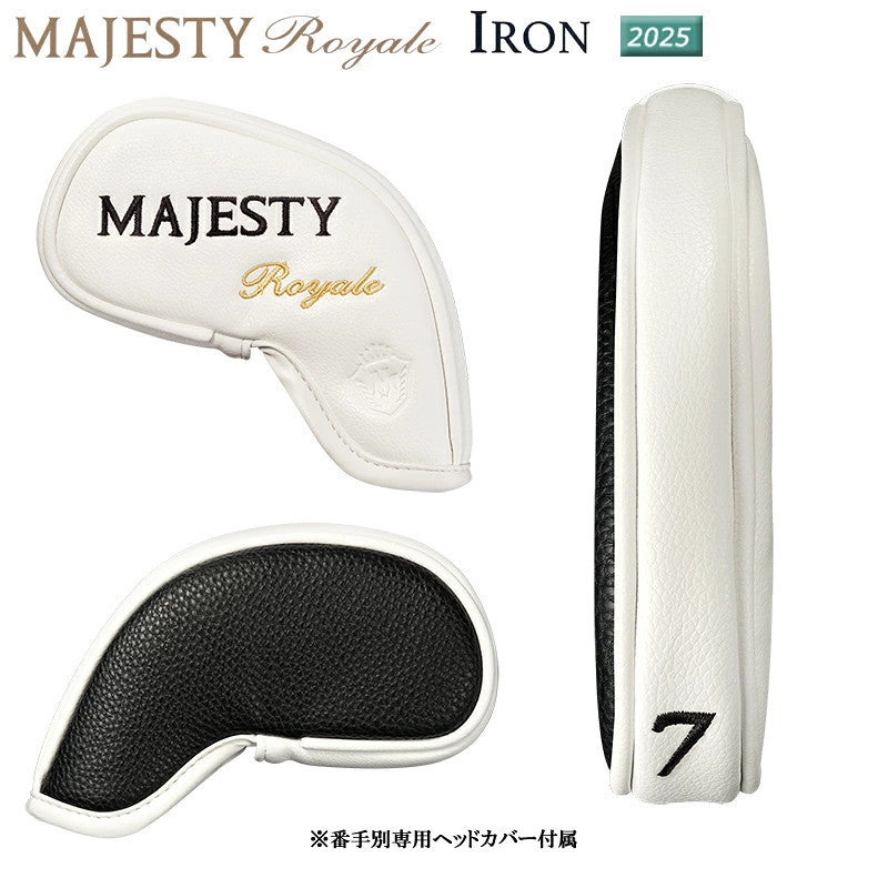 MAJESTY Royale Gold Iron Set 5-9,pw,aw,sw 8pcs Graphite Shaft SR-Flex New
