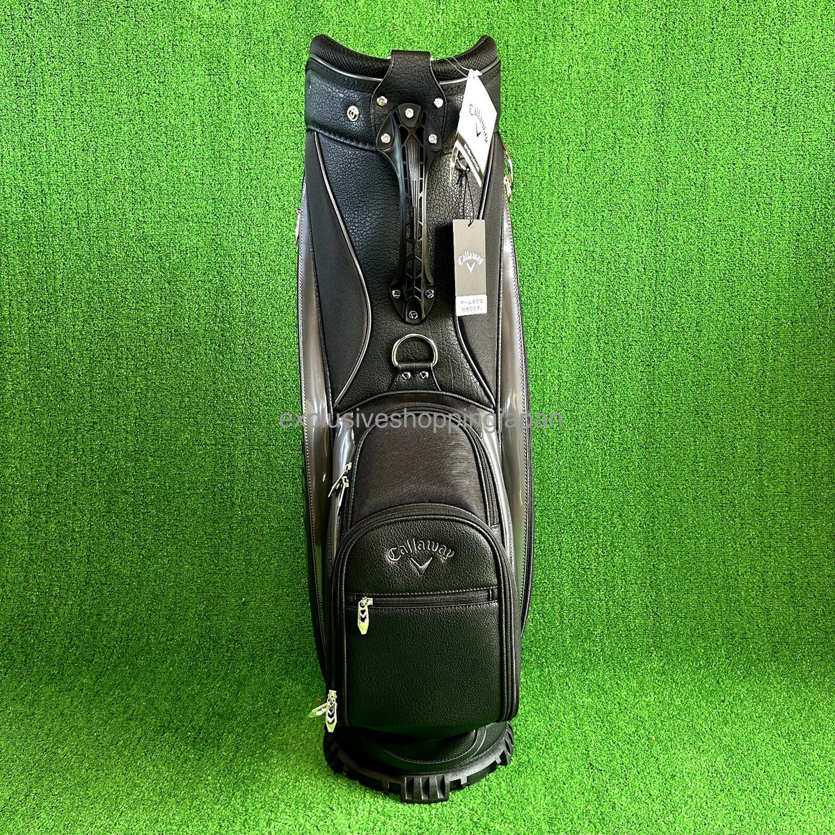 Callaway Golf Exia Cart Bag 25JM 9.5 x 47in 5-way 4.0kg 2025 Black/Gunmetal New