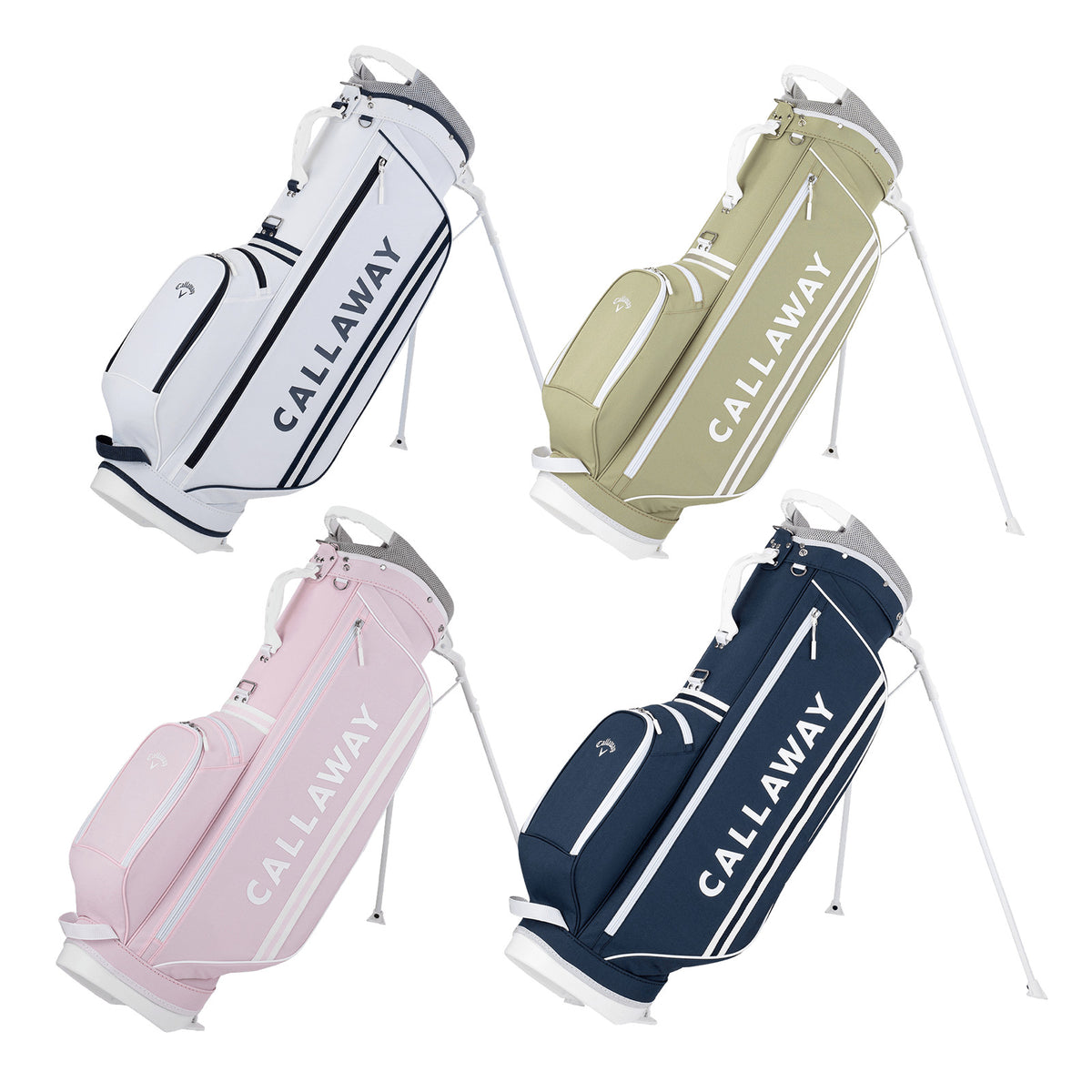Callaway Golf Attractive Ladies Carry Stand Bag 8.5 x 47" Lightweight 2026 Pink