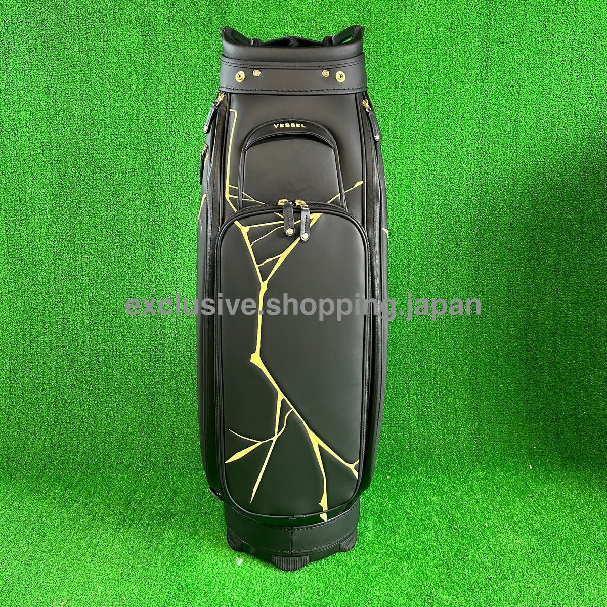 VESSEL Golf LUX 7 JP 2.0 Cart Bag Japan Exclusive 9 x 47in 7-way 2025 Kintsugi