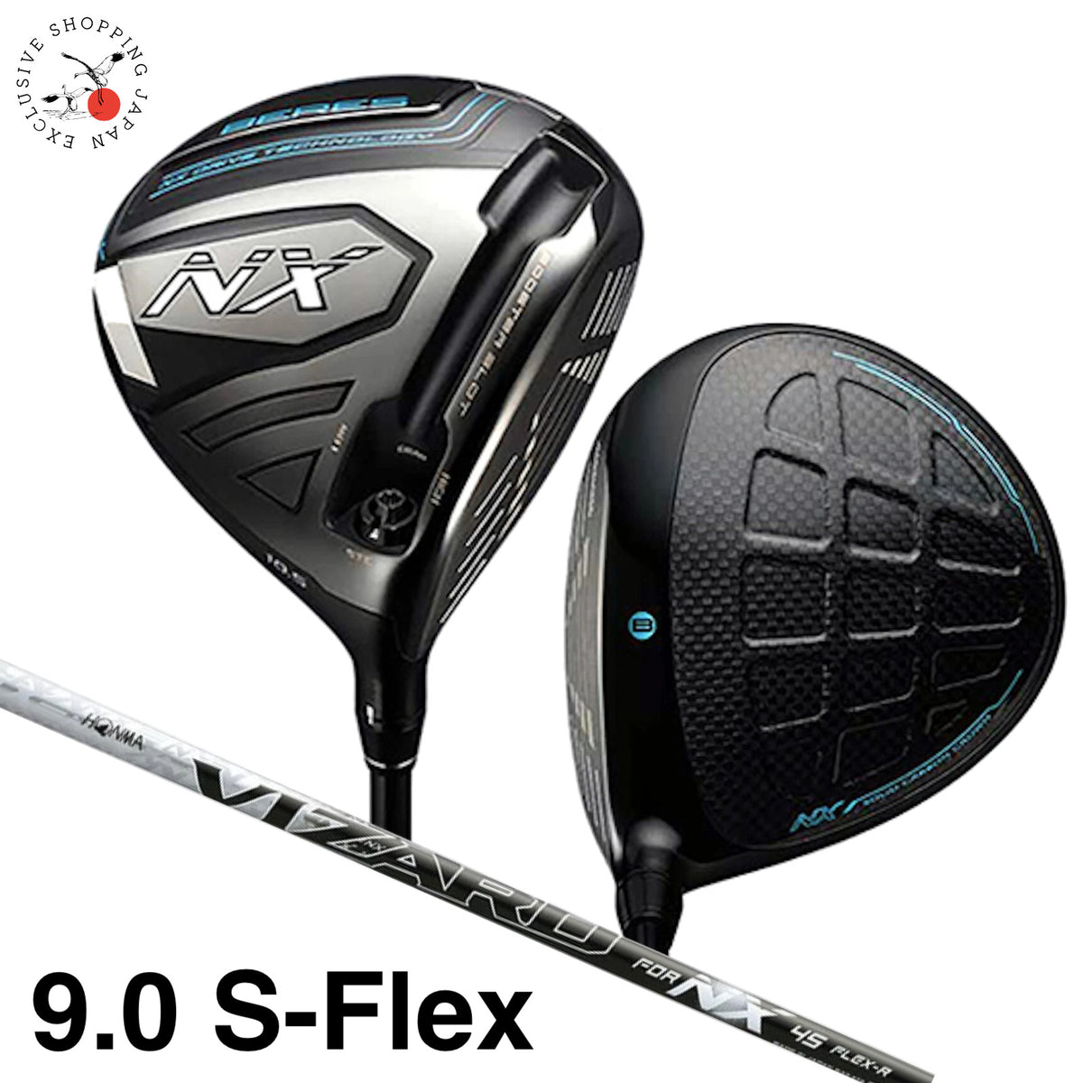 HONMA Golf Beres NX Driver Loft 9.0 Vizard For NX 45 Graphite Shaft Flex S Men