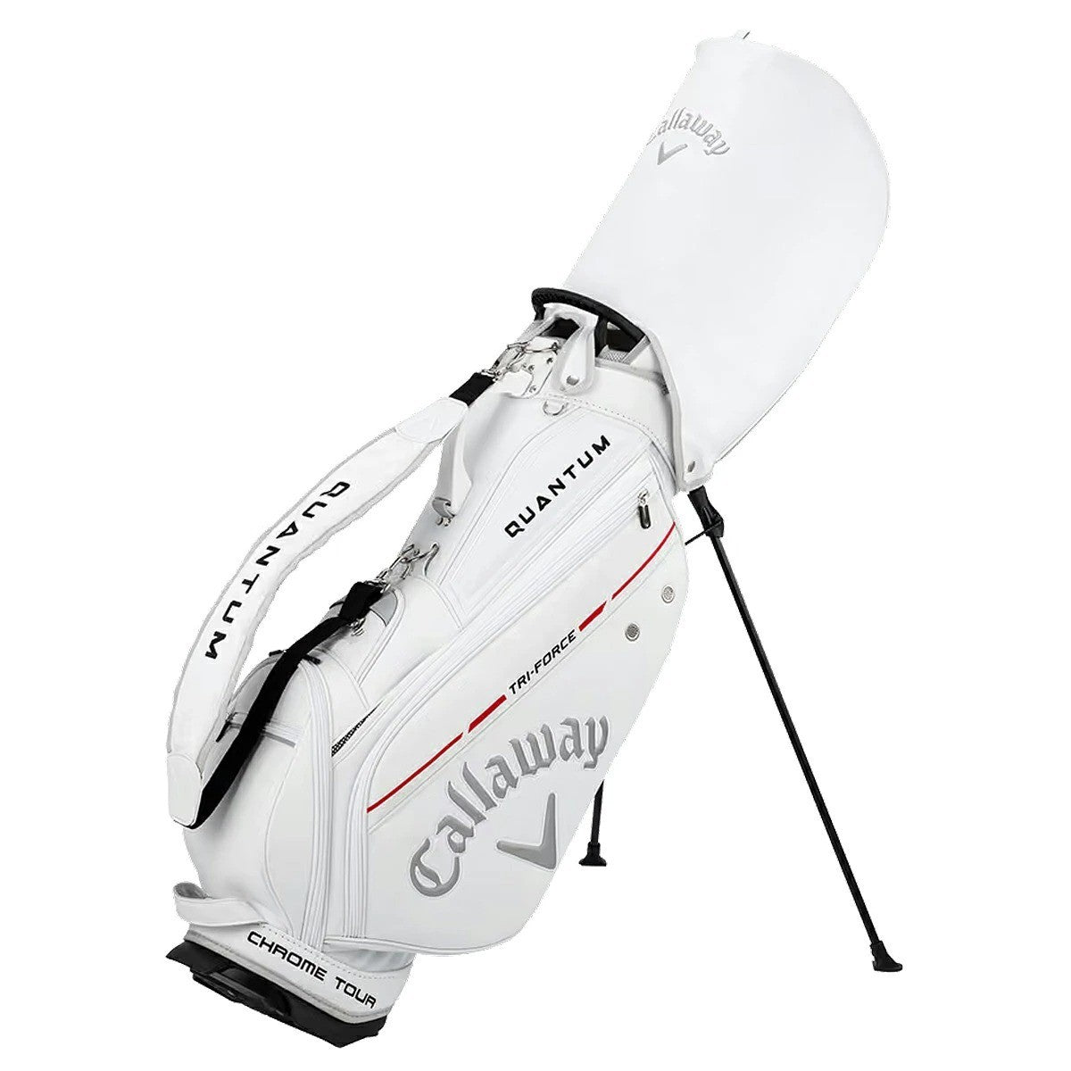 Callaway Golf Tour 26 JM Quantum Carry Stand Bag 9 x 47" 5-Way White/White 2026