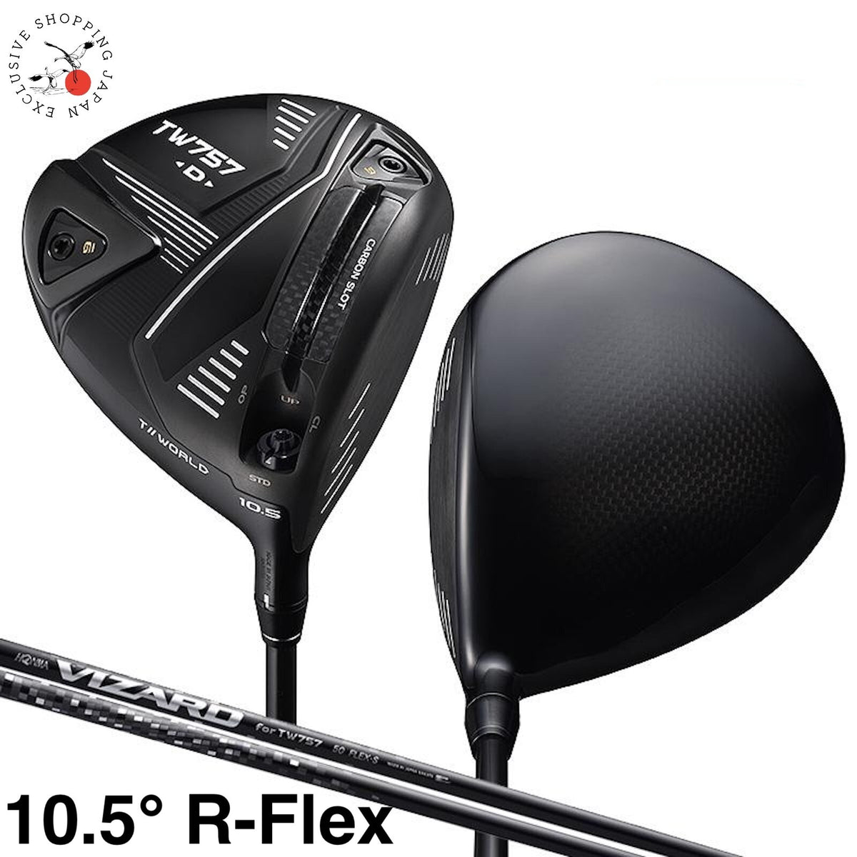 HONMA Tour World 2022 TW757 Type-D Driver 10.5 Vizard 50 Graphite Shaft R-Flex