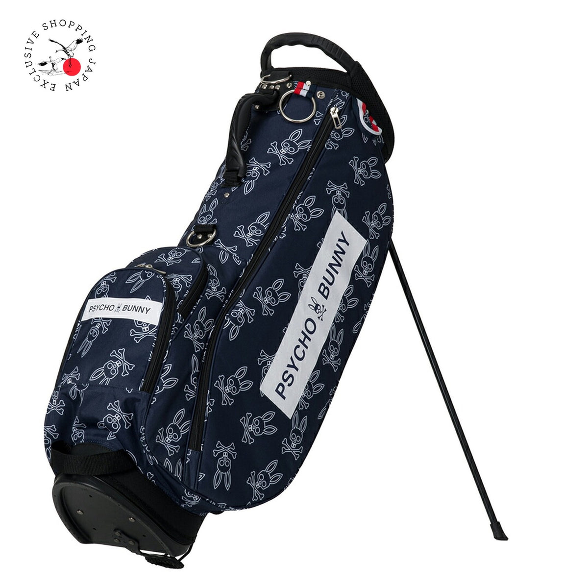 Psycho Bunny LWG Lightweight Golf Stand Carry Bag 4-Way Divider Navy 2026 New