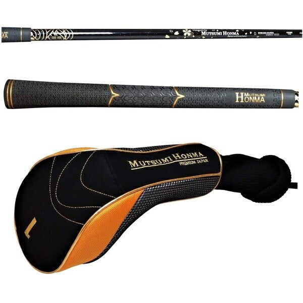 MUTSUMI HONMA Golf Japan MH488MAX Phoenix Titanium Driver Club Gold Flex R New