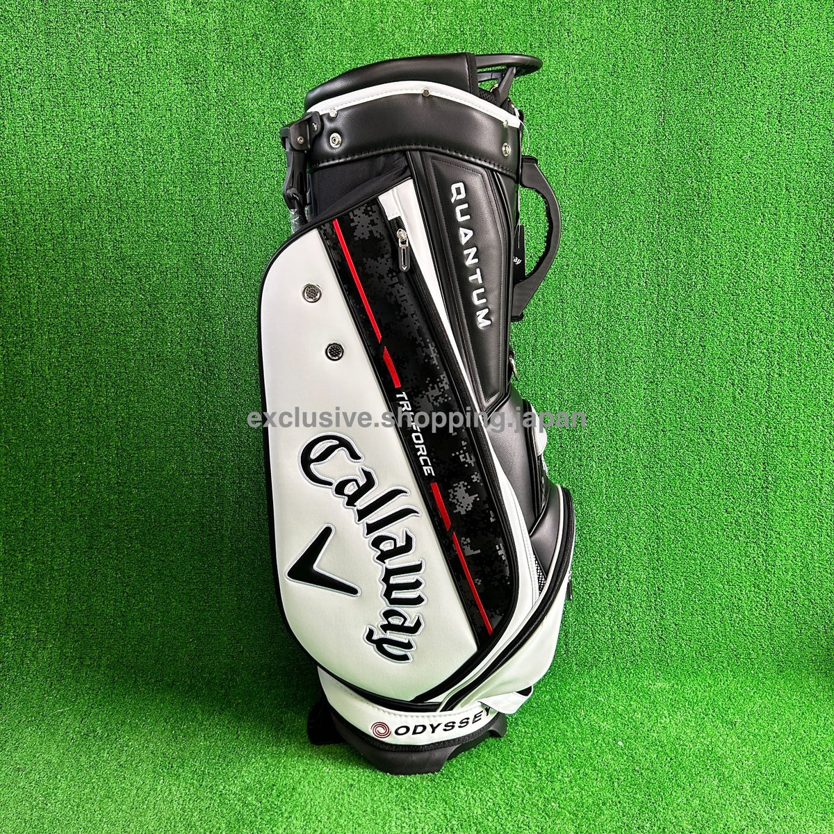 Callaway Golf Tour 26 JM Quantum Carry Stand Bag 9 x 47" White/Black/Red 2026