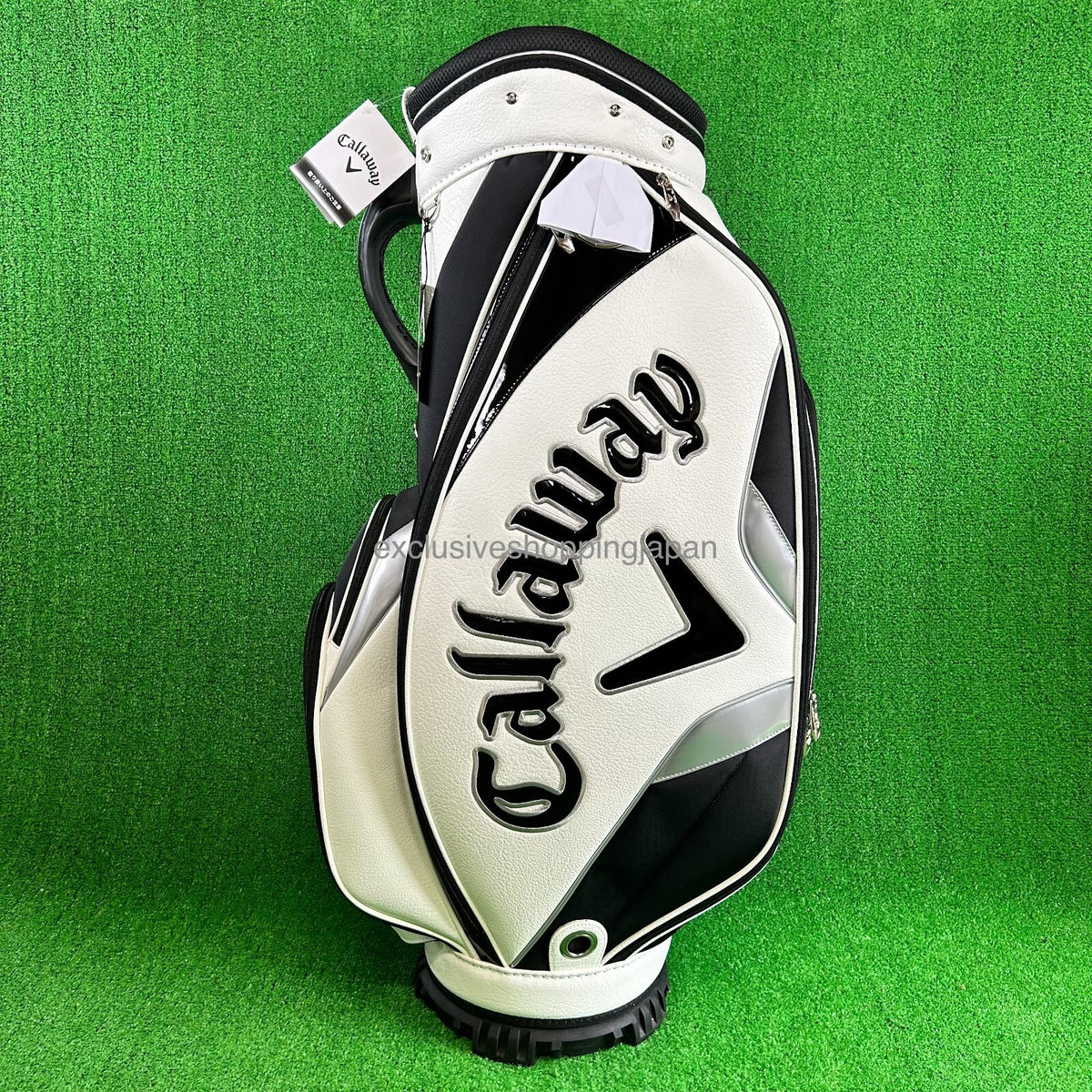Callaway Golf Exia Cart Bag 25JM 9.5 x 47inch 5-way 4.0kg 2025 White/Black New