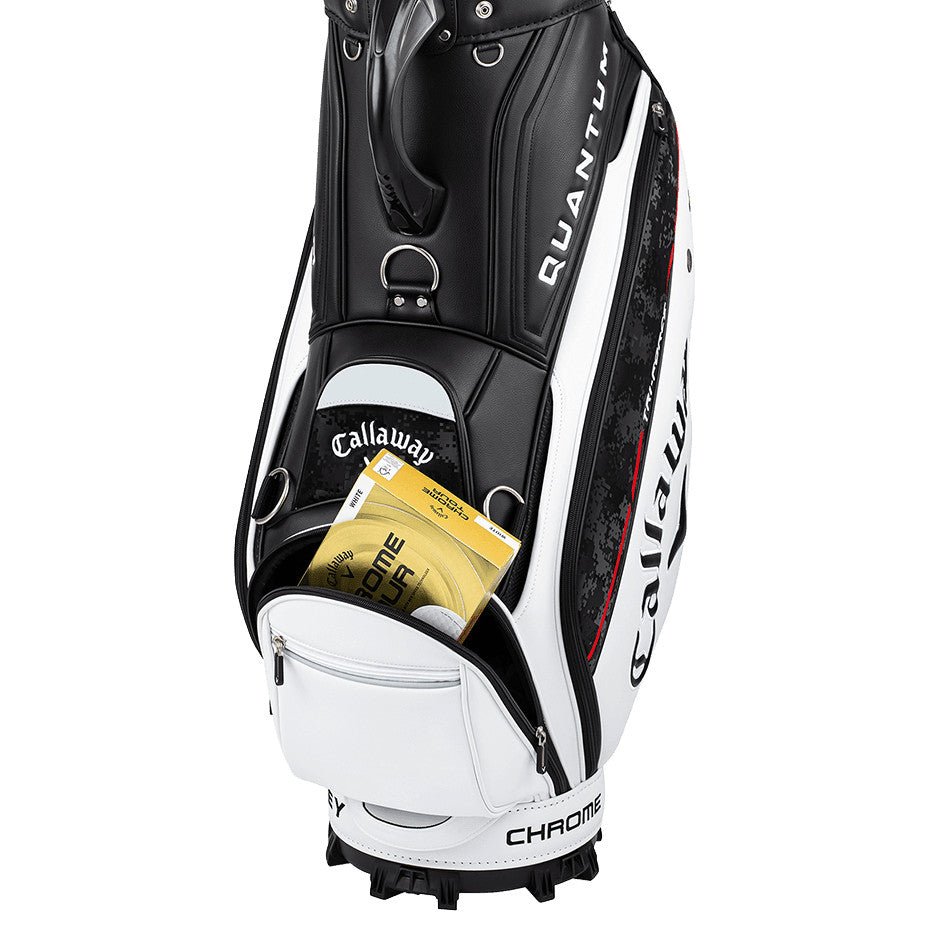 Callaway Tour 26 JM Quantum Cart Bag 9.5" 5-Way Fits 47" Black/White/Blue 2026