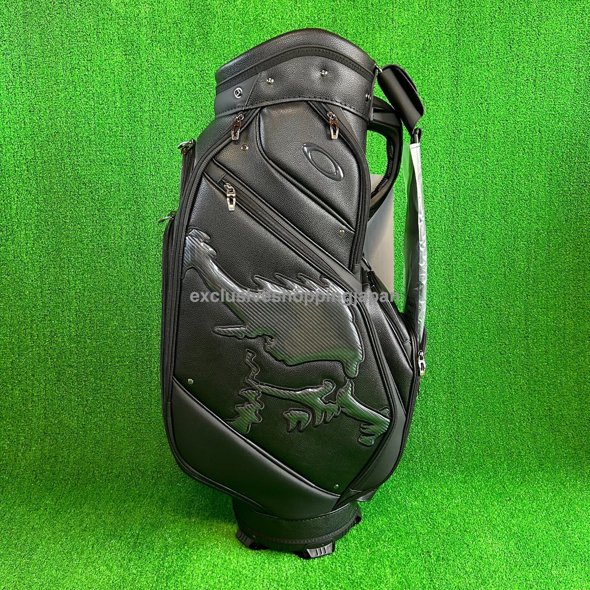 Oakley Golf Cart Bag Skull 18.0 9.5 x 47in 5-way Divider Blackout 2025 Model New