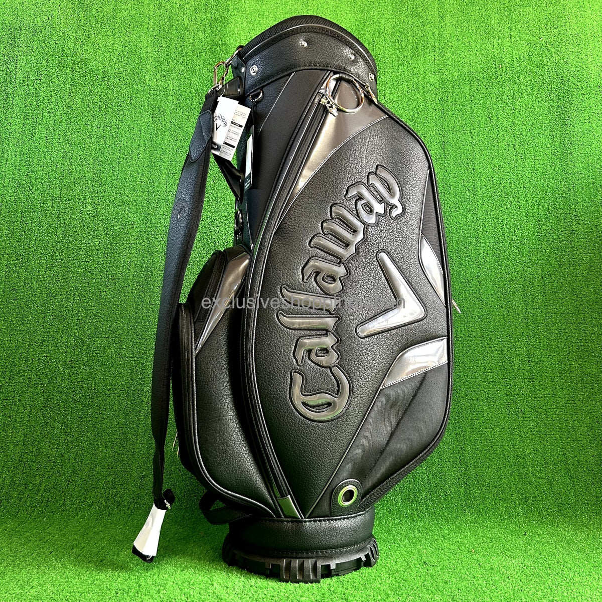 Callaway Golf Exia Cart Bag 25JM 9.5 x 47in 5-way 4.0kg 2025 Black/Gunmetal New