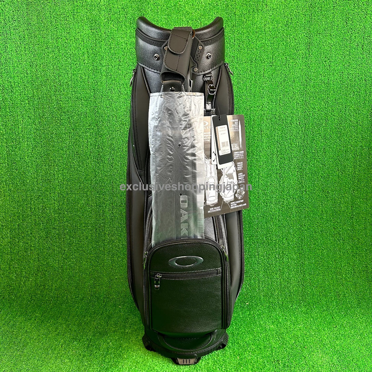 Oakley Golf Cart Bag Skull 18.0 9.5 x 47in 5-way Divider Blackout 2025 Model New