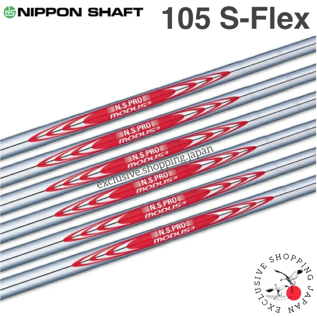 Nippon Shaft N.S. Pro Modus3 Tour 105 Steel Iron Shaft 6 Set #5~PW S-Flex Golf