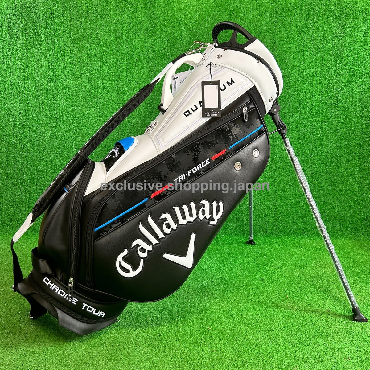 Callaway Golf Tour 26 JM Quantum Carry Stand Bag 9 x 47" Black/White/Blue 2026