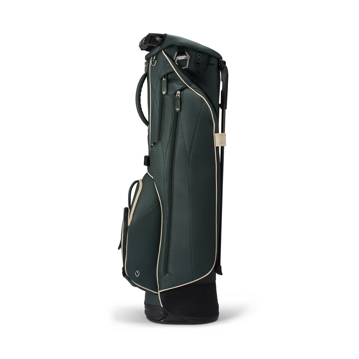 VESSEL Lux Stand Carry Golf Bag Crewe Design 4-Way Divider Cascade Green Limited