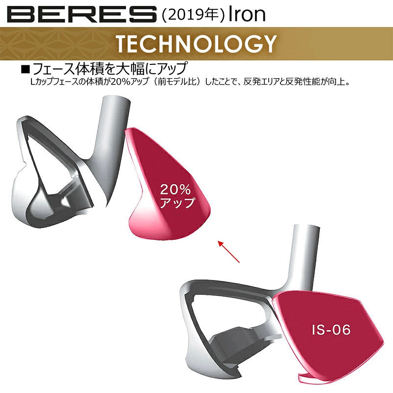 HONMA BERES 07 Iron #6 24° ARMRQ 42 3Star Graphite Shaft R-Flex Japan New Forged