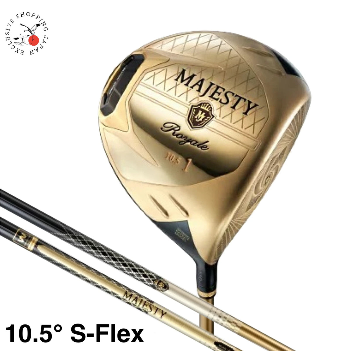 Majesty Golf Royale 2023 Gold Driver High-COR 10.5° S-Flex LV 550 Graphite Shaft
