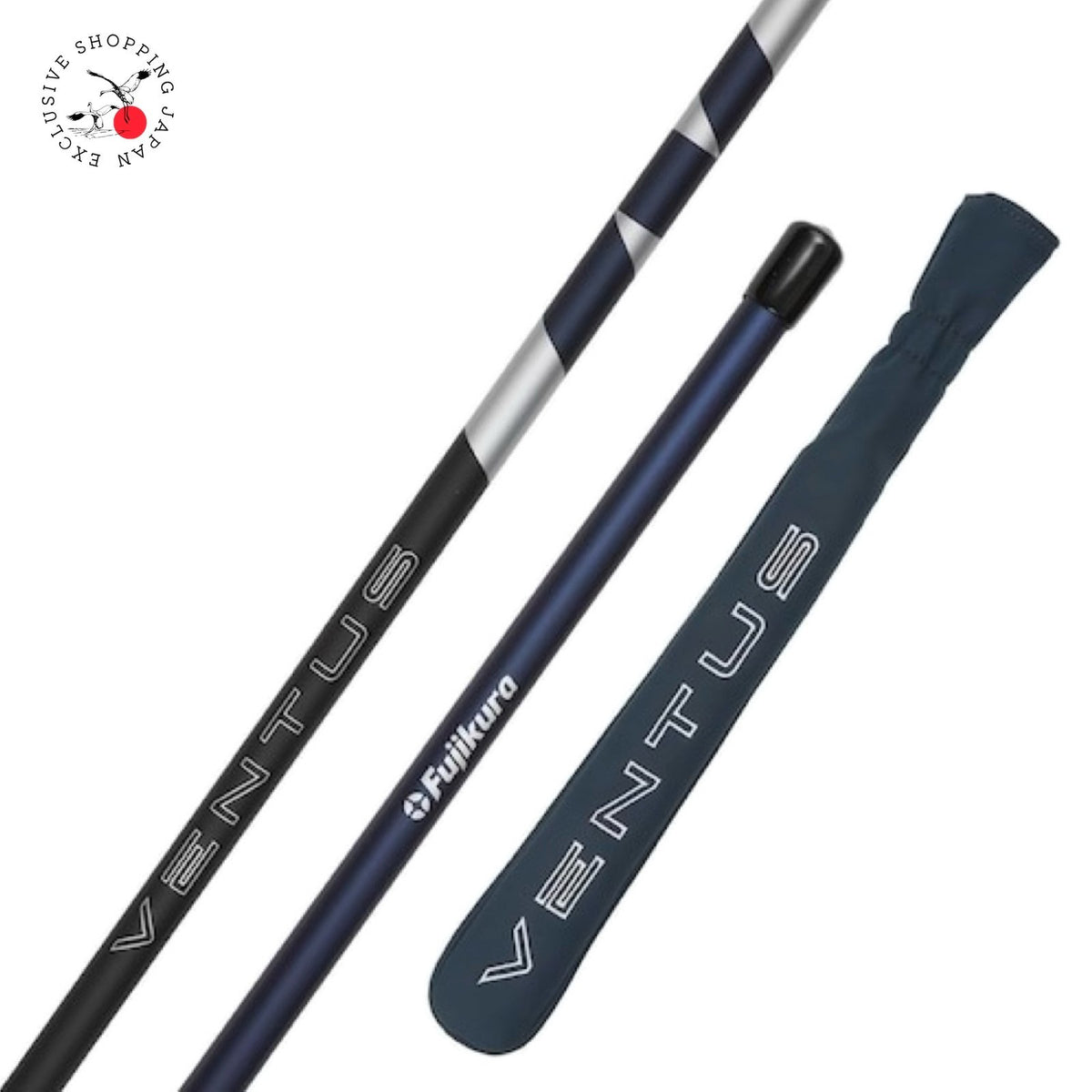 Fujikura 26 VENTUS TR BLUE Alignment Stick Set 2 Sticks 1 Cover Golf Training
