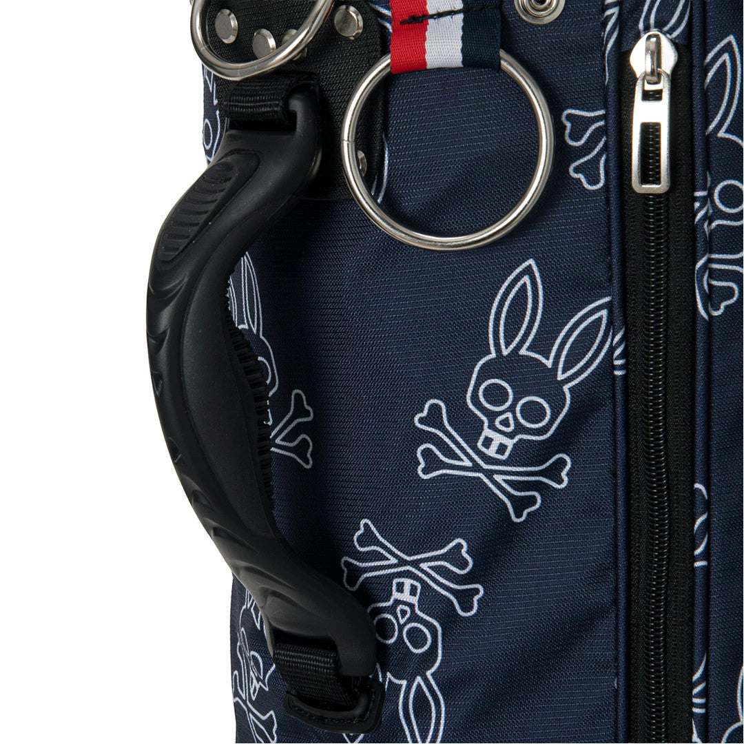 Psycho Bunny LWG Lightweight Golf Stand Carry Bag 4-Way Divider Navy 2026 New