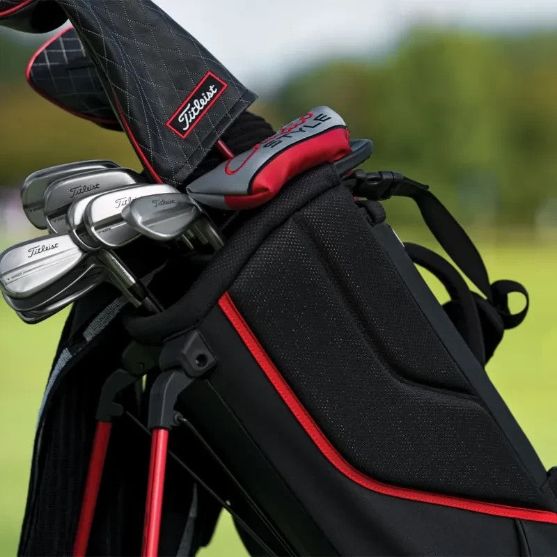 Titleist Players S4 Carry Stand Bag 8.5" 4-way Lightweight Pink/Gray/White 2026