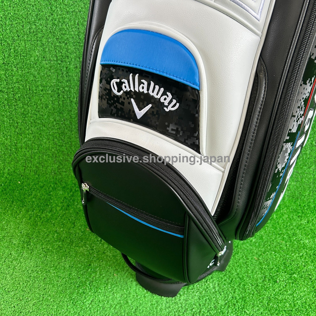 Callaway Golf Tour 26 JM Quantum Carry Stand Bag 9 x 47" Black/White/Blue 2026
