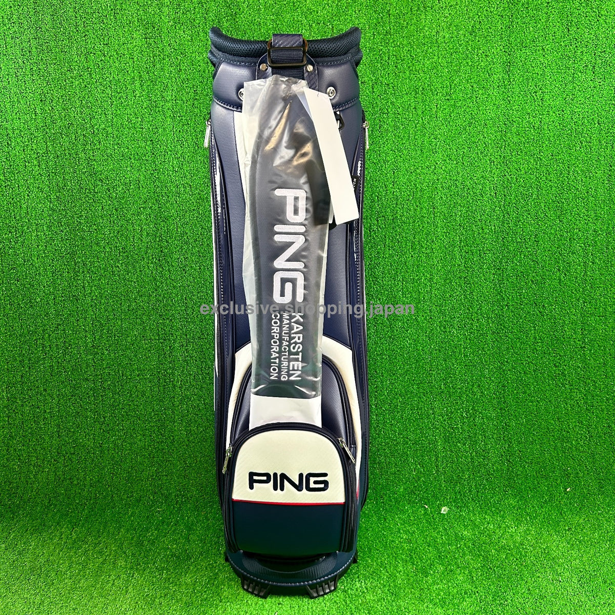 Ping Golf XLT Cart Bag 9in Navy 5-way Divider 2025 Model Lightweight 2.9kg PSL