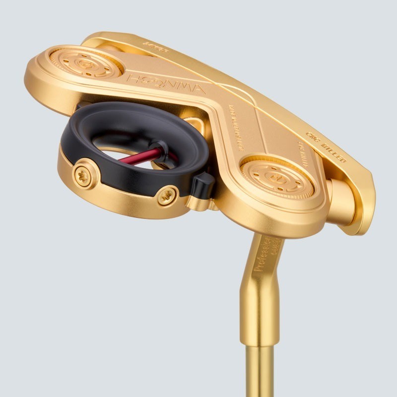 Honma SAKATA LAB CNC Premium Putter KNUCKLE Mallet 34in Gold Graphite Shaft New