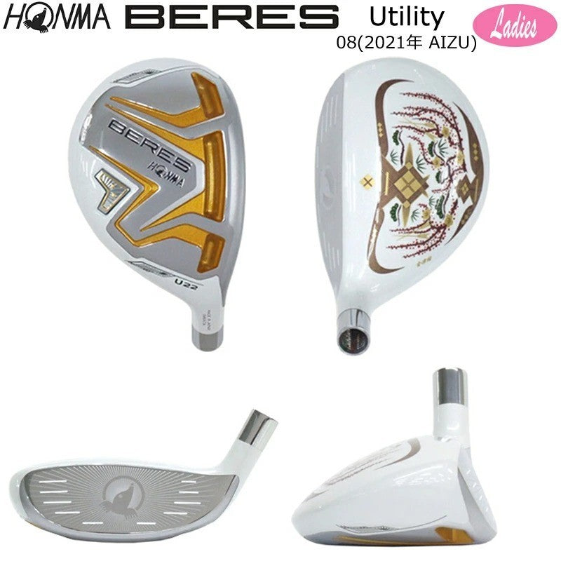 Clearance HONMA BERES 08 AIZU Ladies Hybrid Utility 19H L-Flex ARMRQ MX 2Star RH