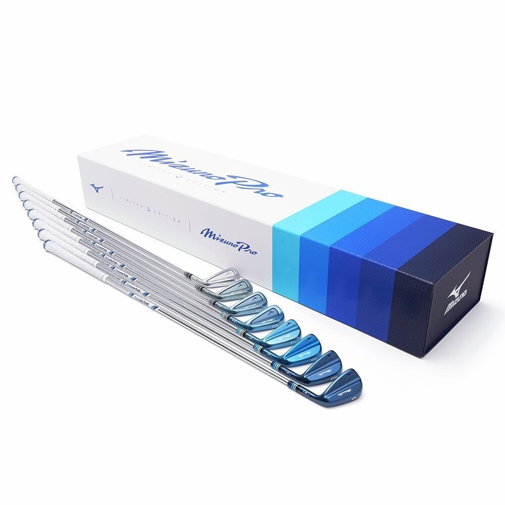 Mizuno Pro Ice Blue Limited Ed Iron Set #3-pw 8p S200 Dynamic Gold Tour Issue