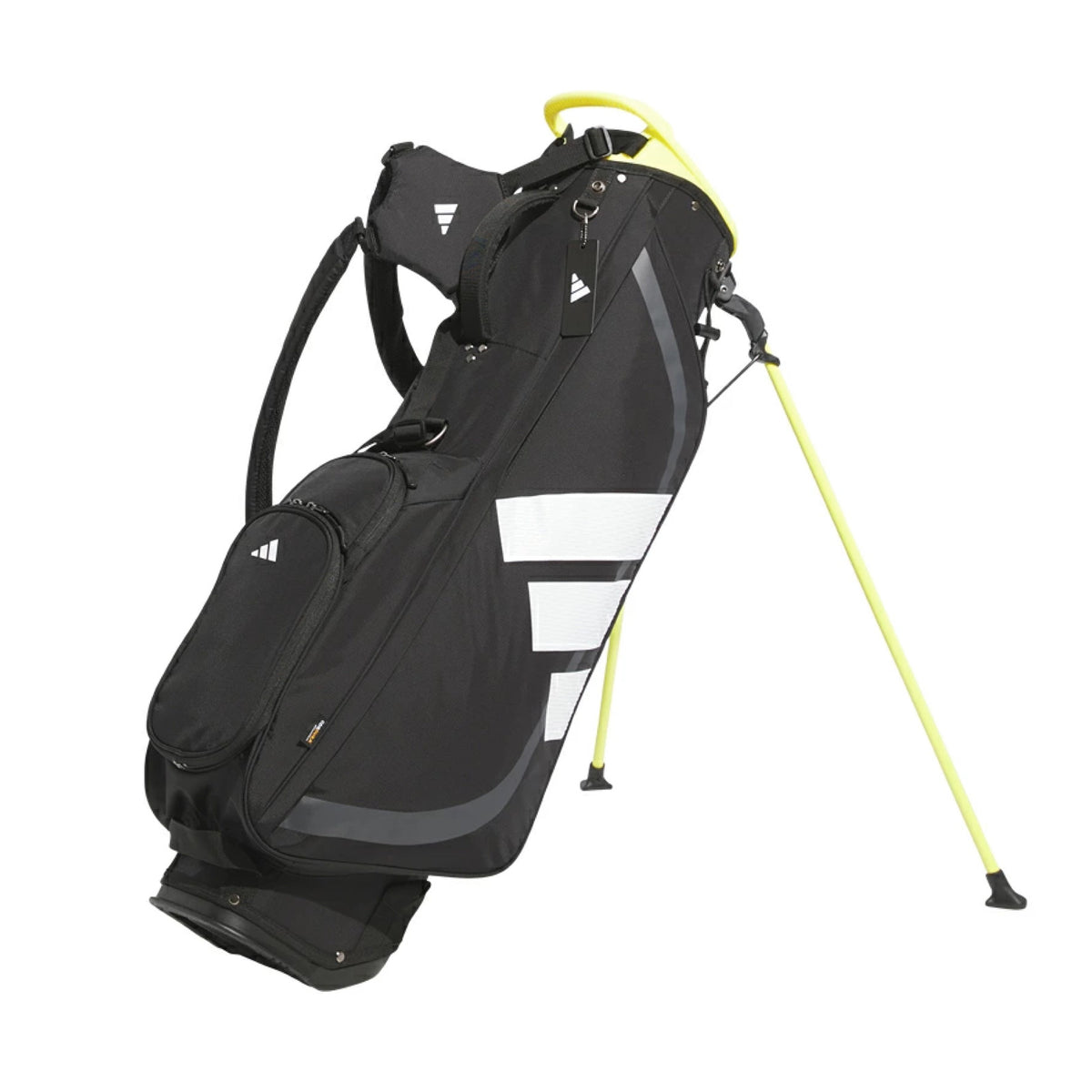 Adidas Golf Carry Stand Bag Adizero Lightweight 7.5 x 47" 2025 Black/Pure Sulfur