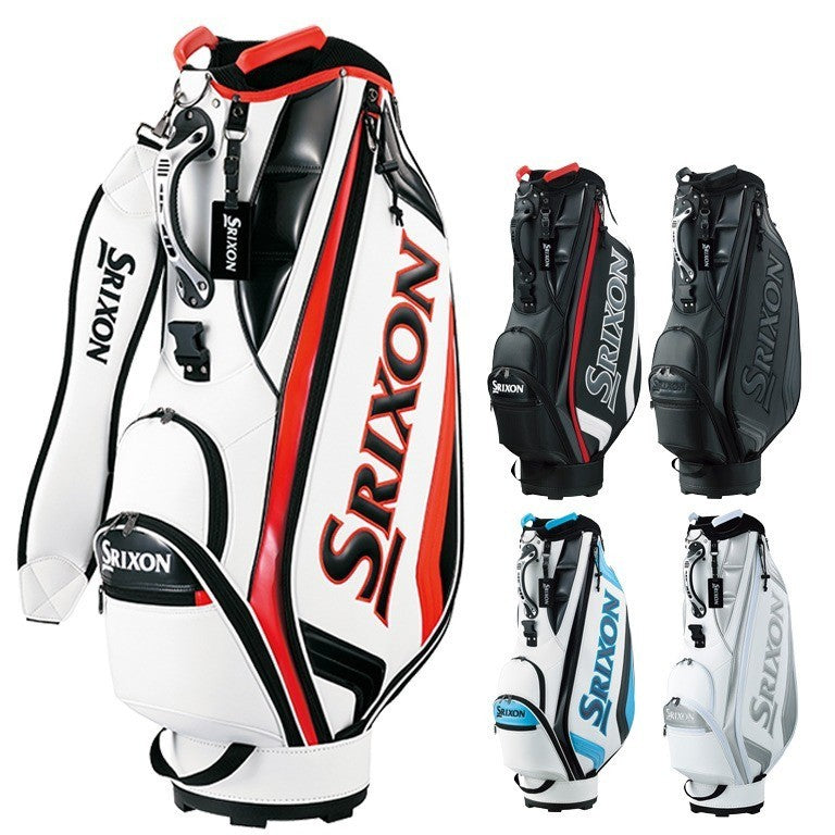Dunlop Golf SRIXON Cart Bag 9.5inch Lightweight 3.0kg 4-way 2024 Men Black/White