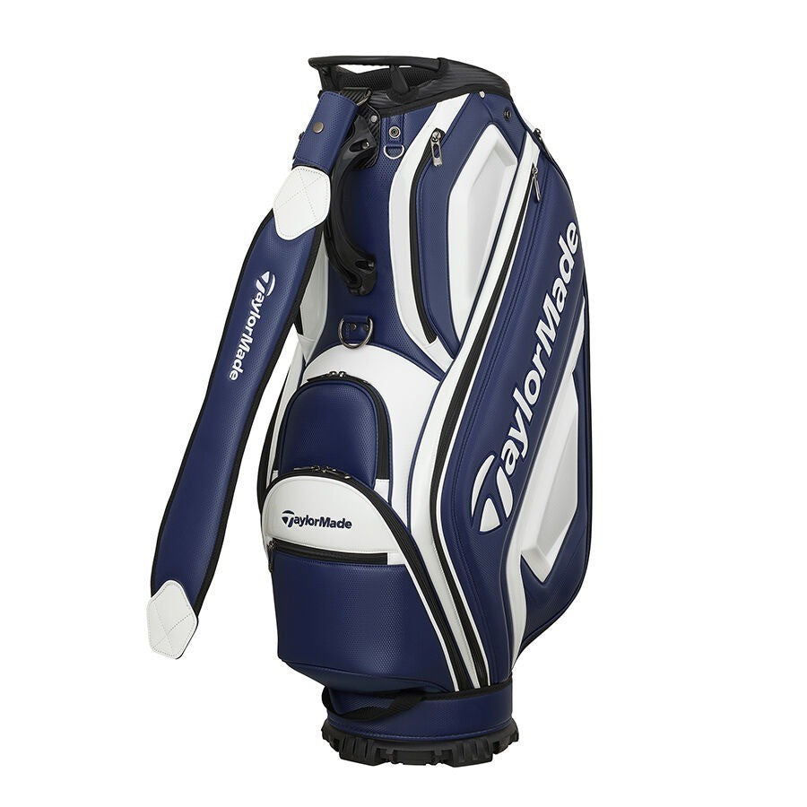 TaylorMade Golf Auth-tech Cart Bag 9.5 x 47in 4-way Men's 2025 Model Navy/White