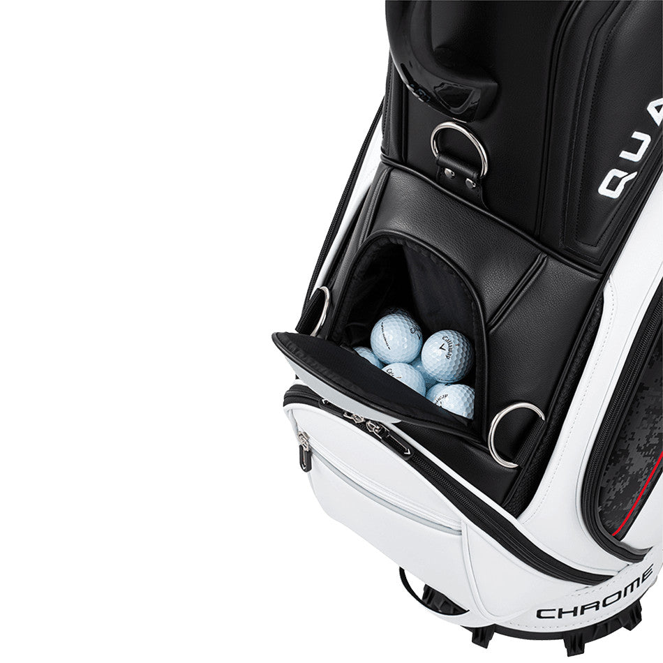 Callaway Tour 26 JM Quantum Cart Bag 9.5" 5-Way Fits 47" Black/White/Blue 2026