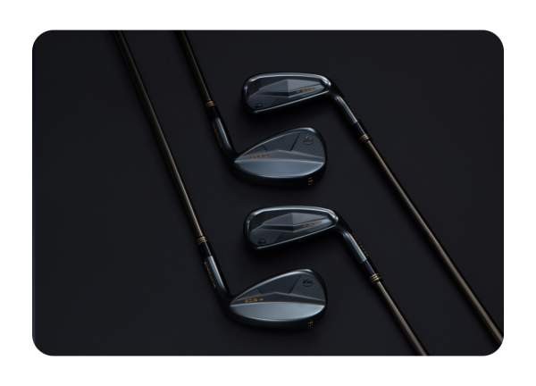 TaylorMade P8CB Midnight Obsidian Iron Set 5-9,pw 6p N.S.PRO 950GH NEO S-Flex