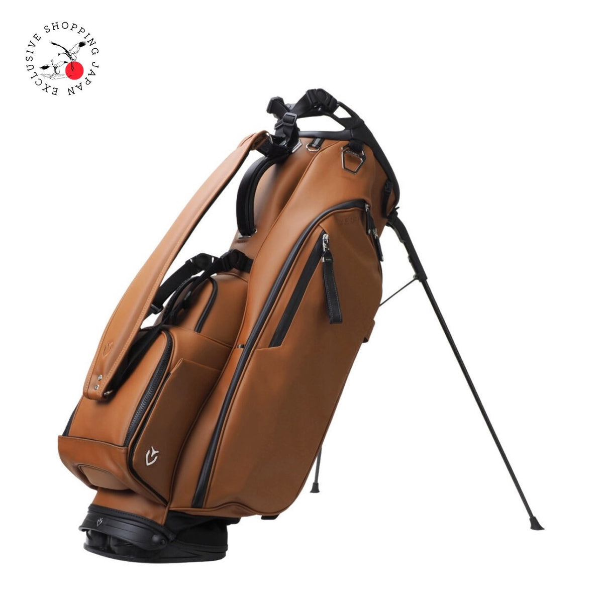 Vessel PLAYER 5.0 Carry Stand Bag V 8.5 x 47" 6-way Single Strap Heritage Brown