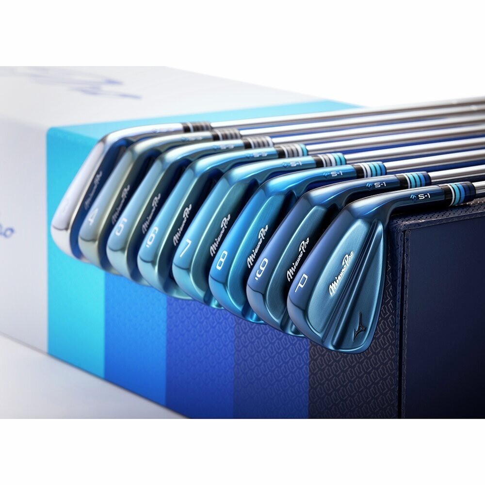 Mizuno Pro Ice Blue Limited Ed Iron Set #3-pw 8p S200 Dynamic Gold Tour Issue