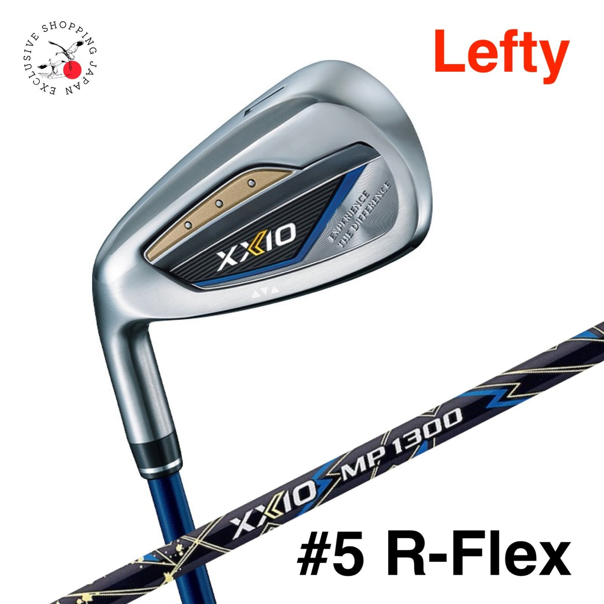 Dunlop Golf XXIO 13 XIII Iron Lefty #5 MP1300 R-Flex Graphite Shaft 2023 Japan