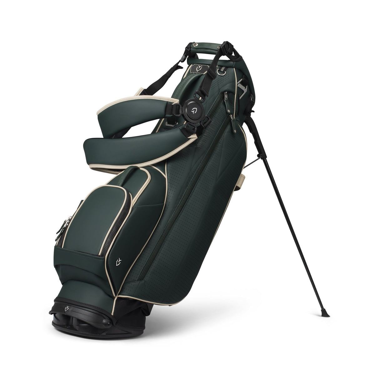 VESSEL Lux Stand Carry Golf Bag Crewe Design 4-Way Divider Cascade Green Limited