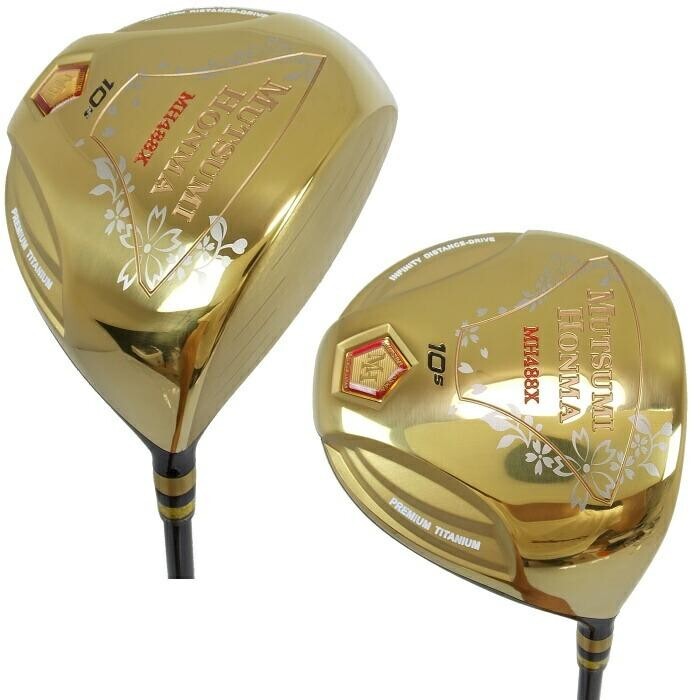 Mutsumi Honma Golf Club MH488X Premium Titanium Driver 10.5 44.5in SR-Flex Japan
