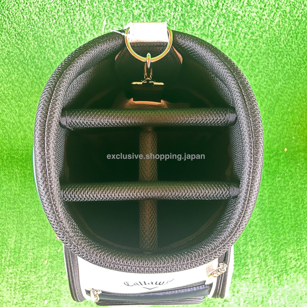 Callaway Golf Exia Cart Bag 25JM 9.5 x 47inch 5-way 4.0kg 2025 White/Green New