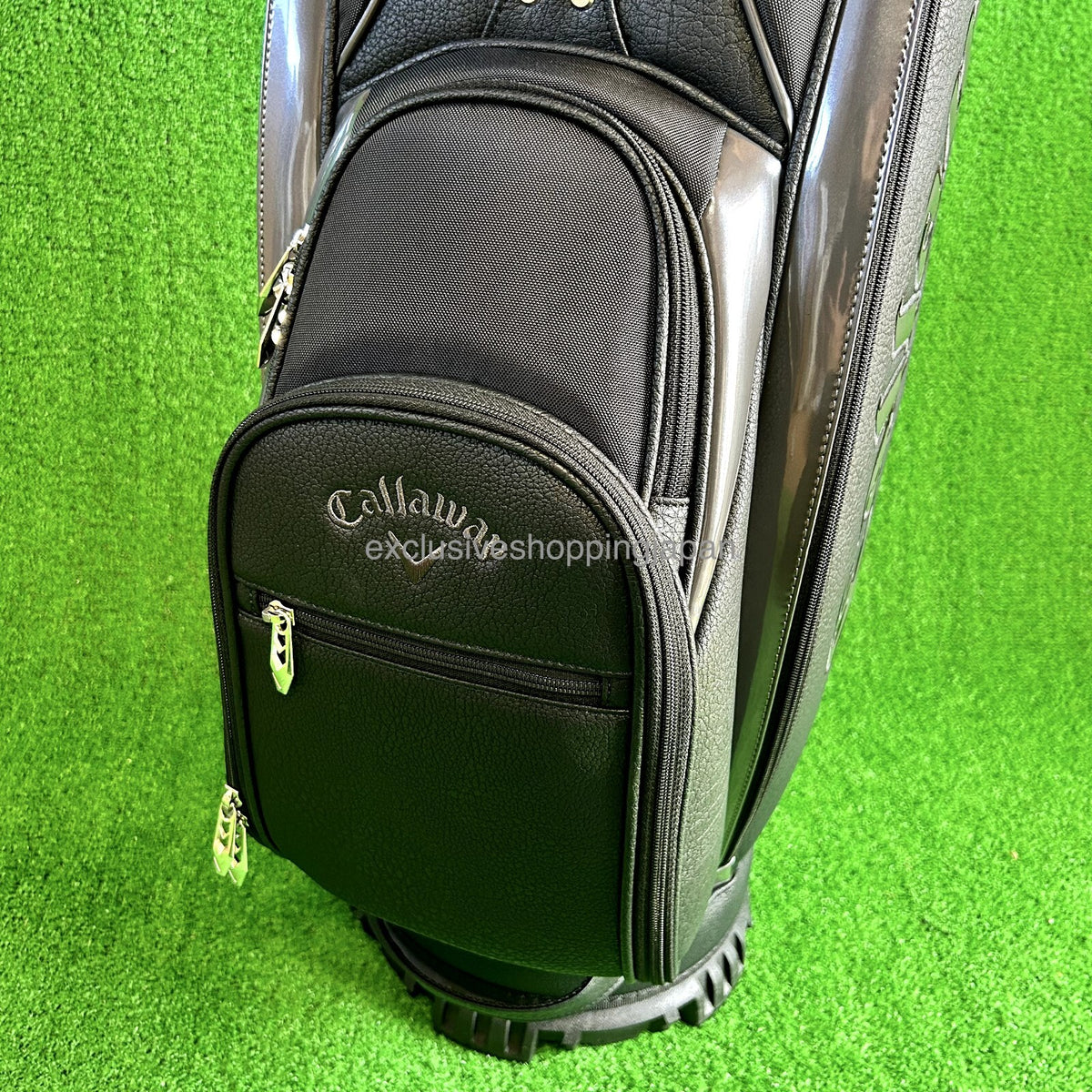 Callaway Golf Exia Cart Bag 25JM 9.5 x 47in 5-way 4.0kg 2025 Black/Gunmetal New
