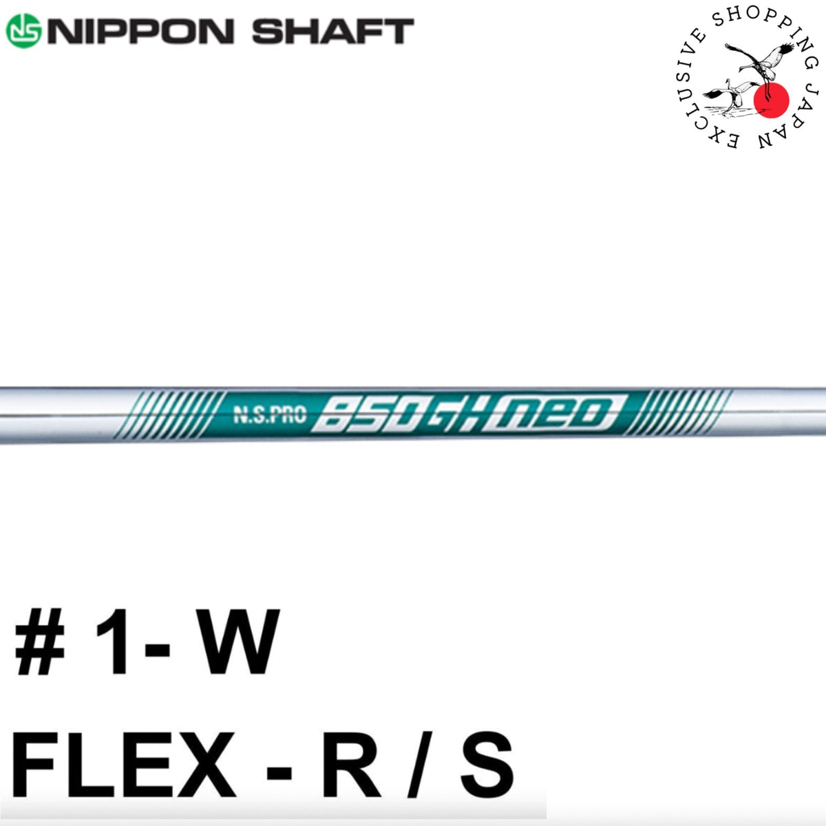 Nippon Shaft N.S. Pro 850 GH neo Steel Iron Shaft #1~W Flex S & R Golf Club New