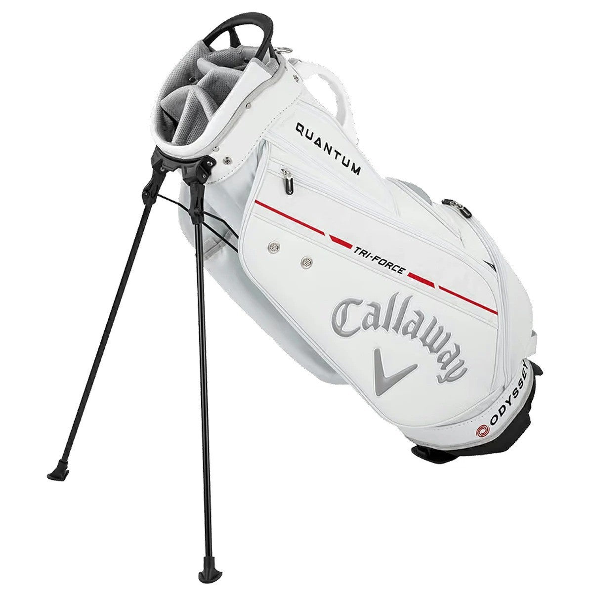 Callaway Golf Tour 26 JM Quantum Carry Stand Bag 9 x 47" 5-Way White/White 2026